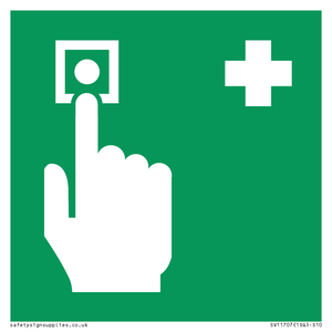 E503 safe condition first aid call point